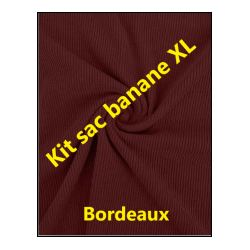 Kit prêt à coudre "Sac Banane XL 50x25cm"