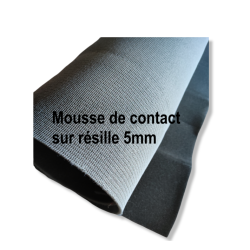 Lot de 5m de mousse de contact sur résille