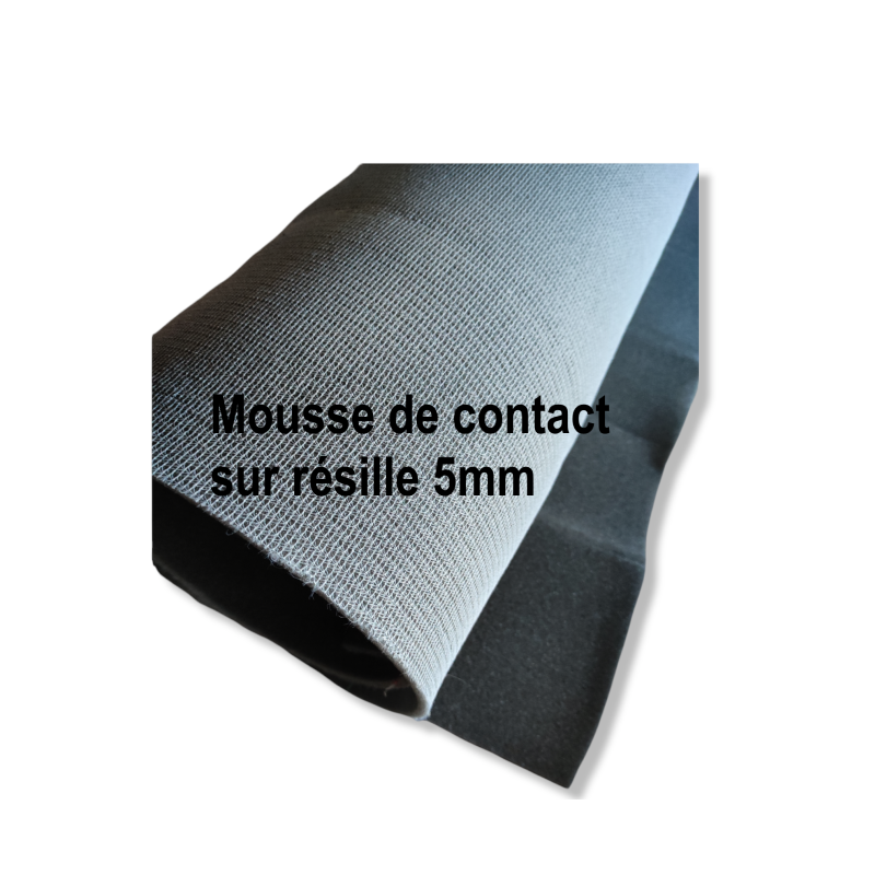 Lot de 5m de mousse de contact sur résille