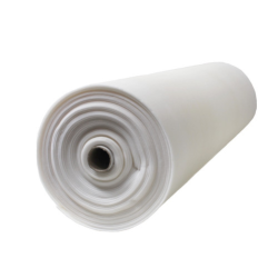 Lot de 4m de mousse de contact sur non tissé, coloris blanc