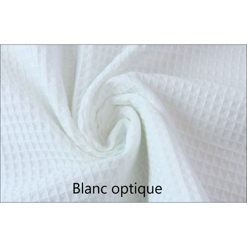 Tissu "Nid d'abeille" 100% coton. 150cm/Laize: 150 cm