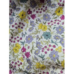 Coupon 1.90m de tissu 100% coton imprimé floral