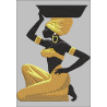 motif broderie machine, fichier broderie motif femme, fichier broderie motif femme africaine, fichier broderie motif personnage