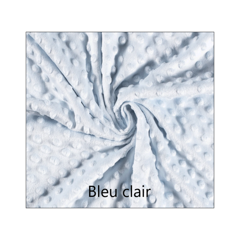 Deux Coupons de tissu Minky polaire