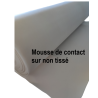 1m de mousse de contact sur non tissé coloris crème