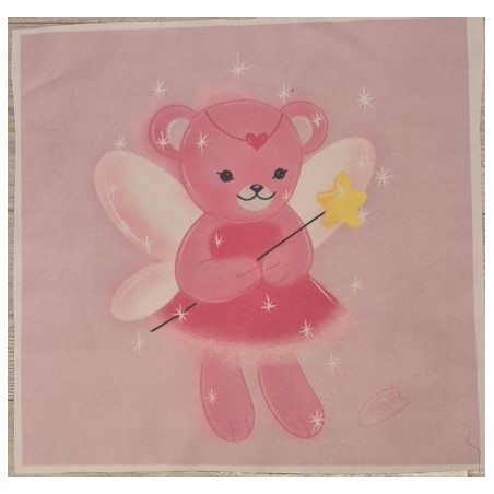 Très beau panneau de coton imperméable 45x45 cm