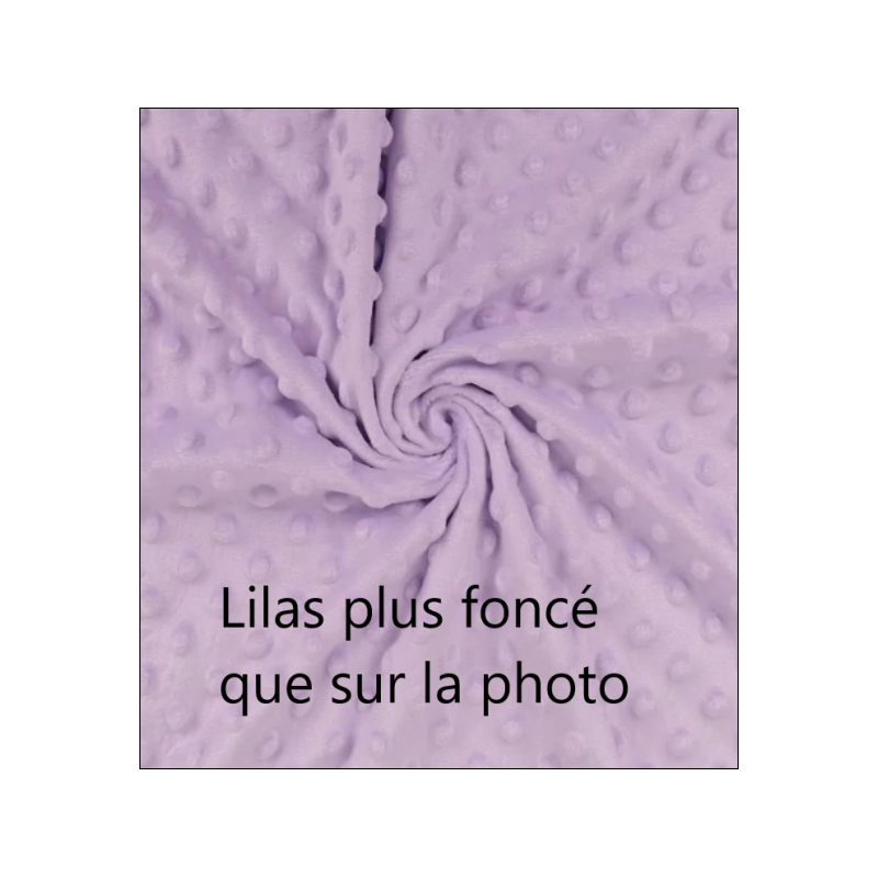 Coupon Minky polaire 1.20m