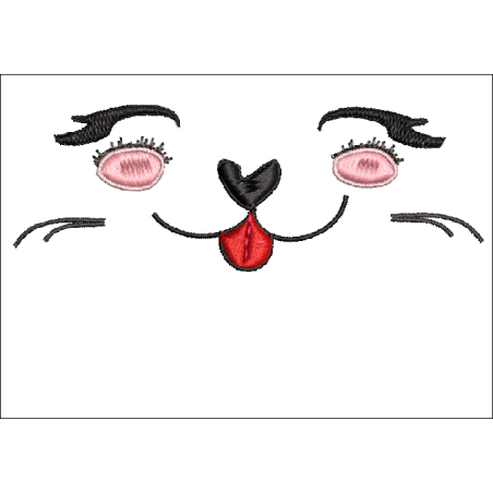 Fichier broderie machine - motif  "Yeux brodés pour doudou"