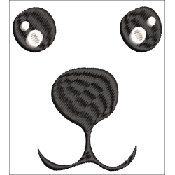 Fichier broderie machine - motif  "Yeux brodés pour doudou"