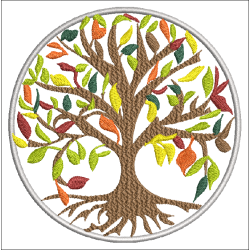 Fichier broderie machine - motif  "Arbre de vie" 180x130