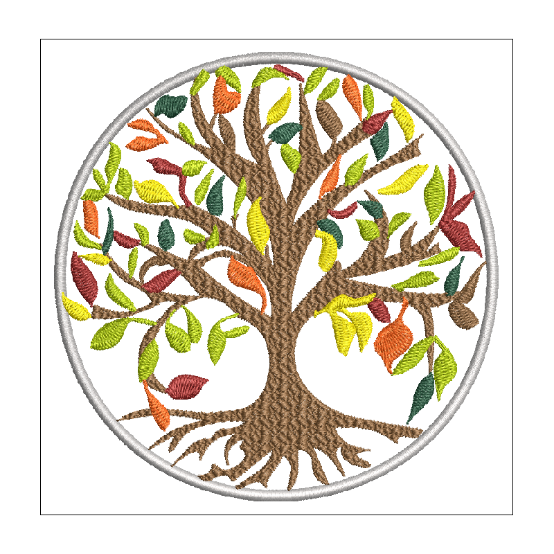 Fichier broderie machine - motif  "Arbre de vie" 180x130