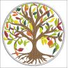 Fichier broderie machine - motif  "Arbre de vie" 180x130