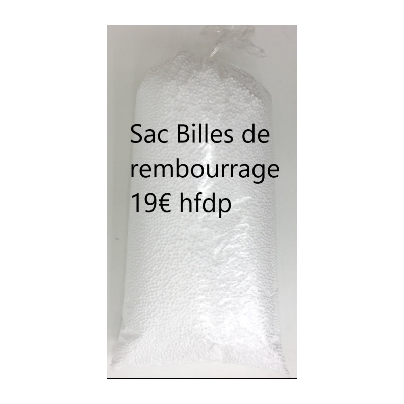 Billes de rembourrage, sac d'environ 50 L