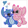 Stitch et Angel amoureux