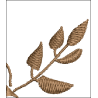 Fichier broderie machine - motif  "Colombe brin d'olivier"