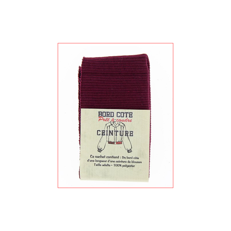 BC ceinture coloris bordeaux