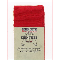 BC ceinture coloris rouge