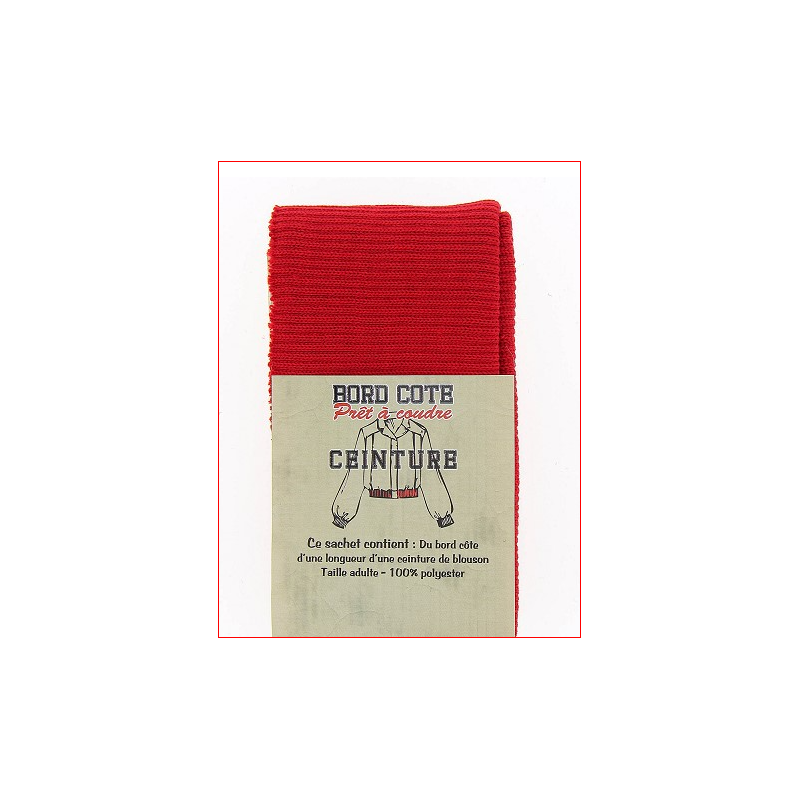 BC ceinture coloris rouge