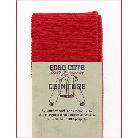 BC ceinture coloris rouge